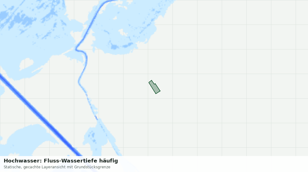 Statische Kartenansicht: Hochwasser: Fluss-Wassertiefe häufig