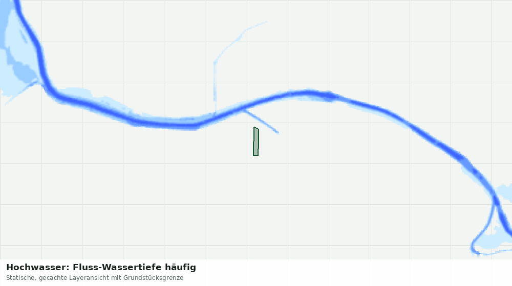 Statische Kartenansicht: Hochwasser: Fluss-Wassertiefe häufig
