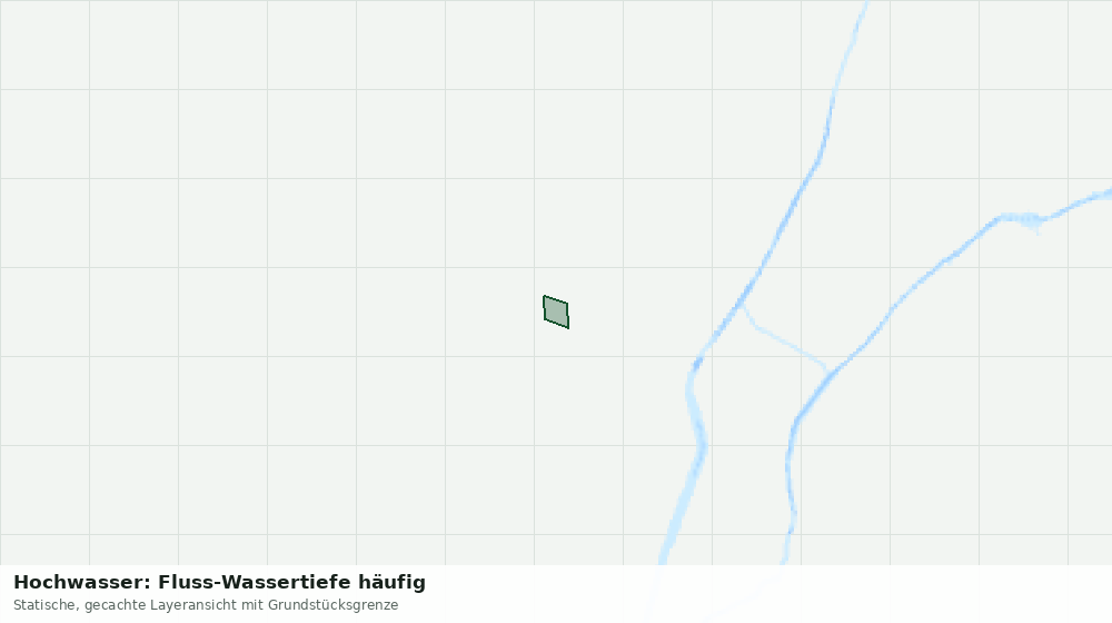 Statische Kartenansicht: Hochwasser: Fluss-Wassertiefe häufig