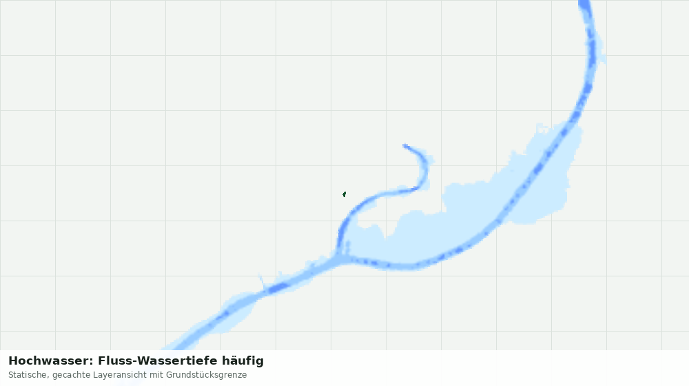 Statische Kartenansicht: Hochwasser: Fluss-Wassertiefe häufig