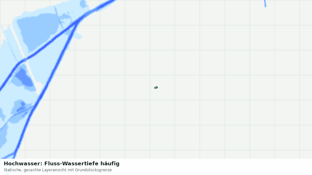 Statische Kartenansicht: Hochwasser: Fluss-Wassertiefe häufig