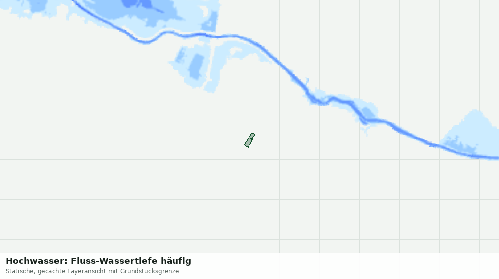 Statische Kartenansicht: Hochwasser: Fluss-Wassertiefe häufig