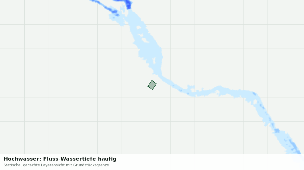 Statische Kartenansicht: Hochwasser: Fluss-Wassertiefe häufig