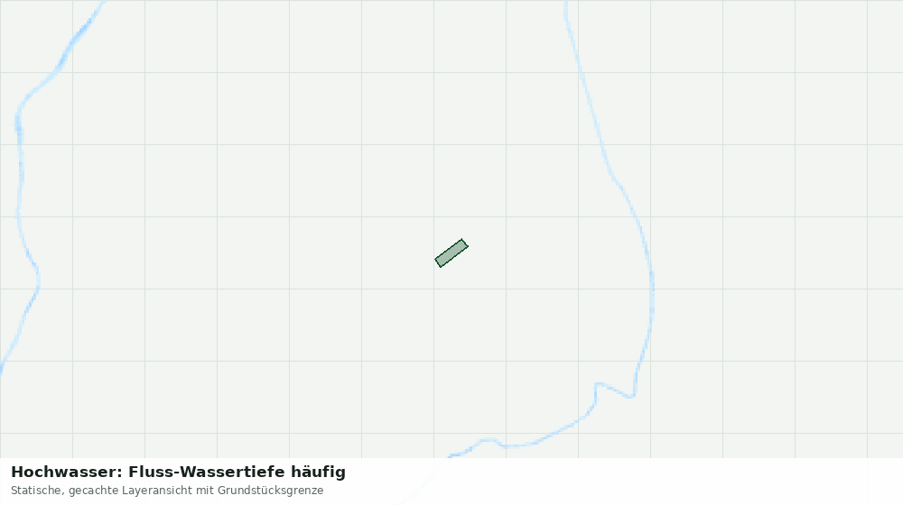 Statische Kartenansicht: Hochwasser: Fluss-Wassertiefe häufig