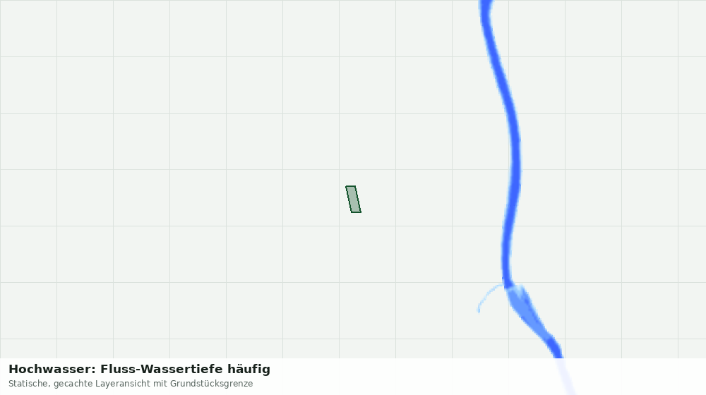 Statische Kartenansicht: Hochwasser: Fluss-Wassertiefe häufig