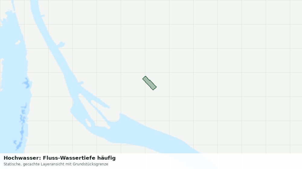 Statische Kartenansicht: Hochwasser: Fluss-Wassertiefe häufig