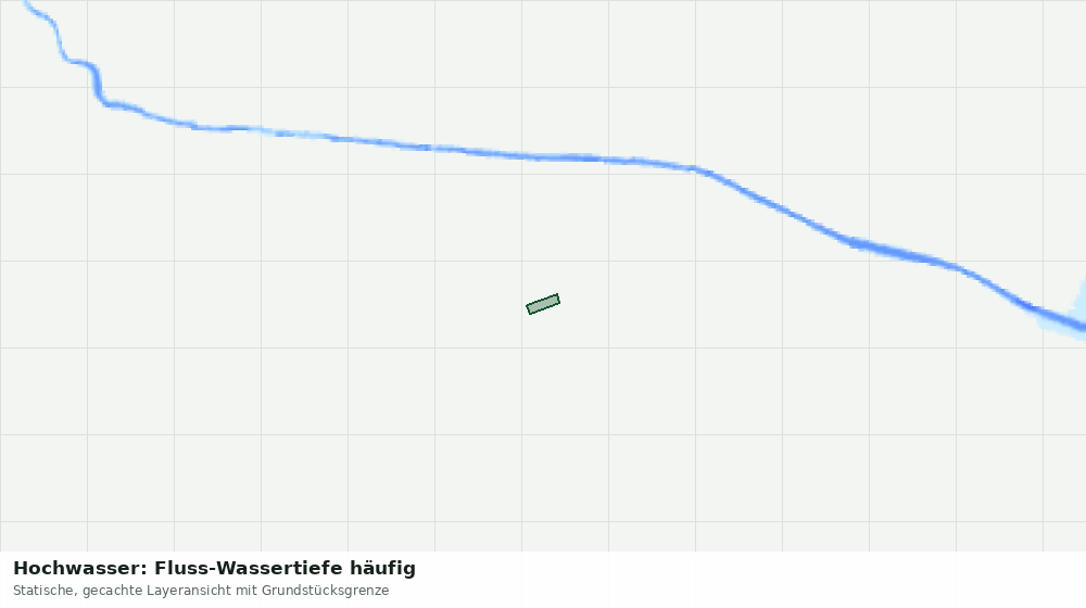Statische Kartenansicht: Hochwasser: Fluss-Wassertiefe häufig