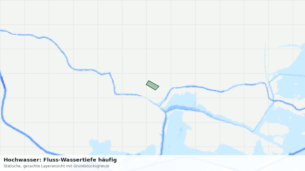 Statische Kartenansicht: Hochwasser: Fluss-Wassertiefe häufig