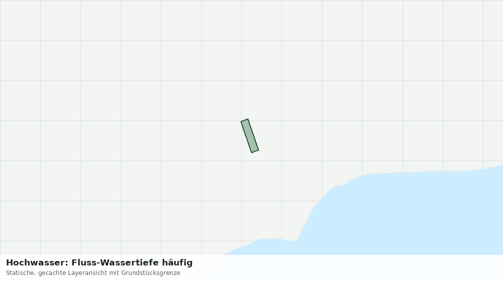 Statische Kartenansicht: Hochwasser: Fluss-Wassertiefe häufig
