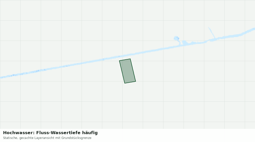 Statische Kartenansicht: Hochwasser: Fluss-Wassertiefe häufig