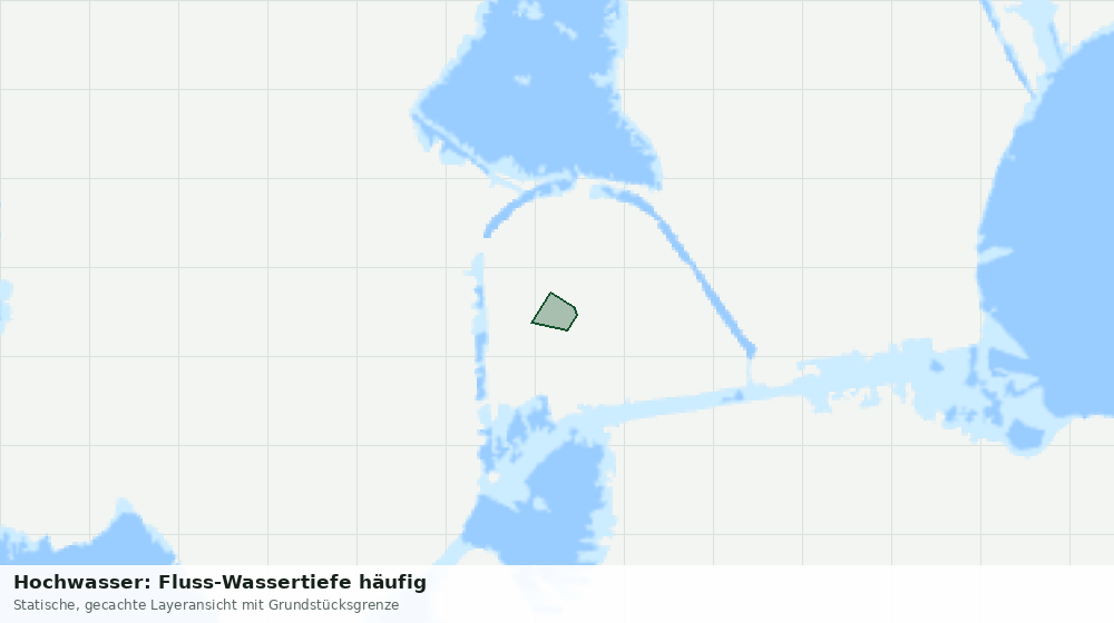Statische Kartenansicht: Hochwasser: Fluss-Wassertiefe häufig