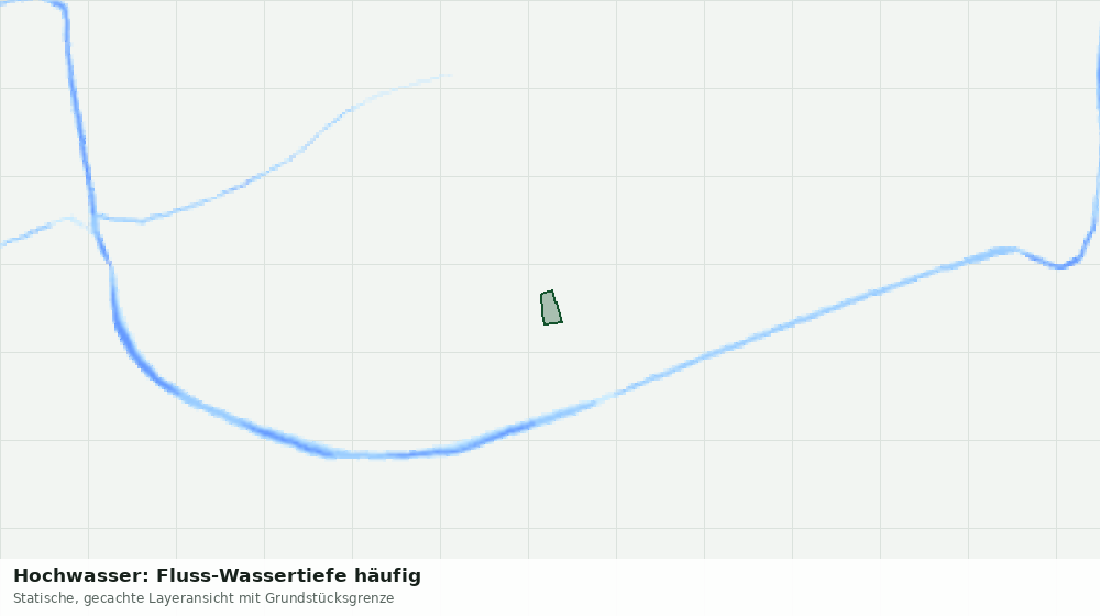 Statische Kartenansicht: Hochwasser: Fluss-Wassertiefe häufig