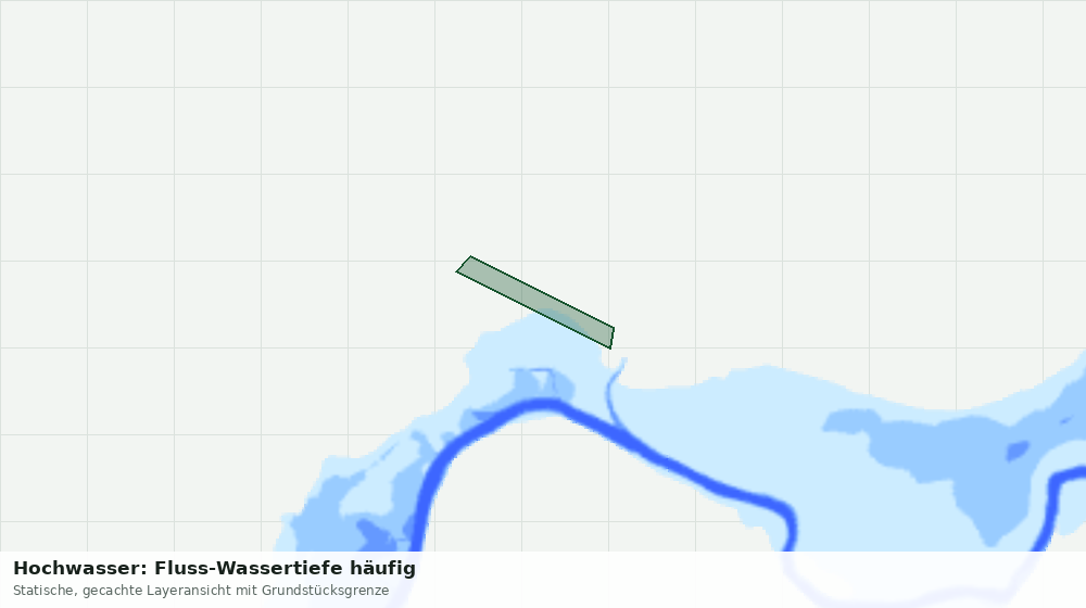 Statische Kartenansicht: Hochwasser: Fluss-Wassertiefe häufig
