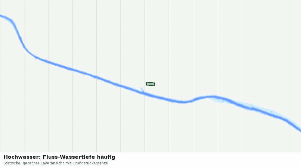 Statische Kartenansicht: Hochwasser: Fluss-Wassertiefe häufig