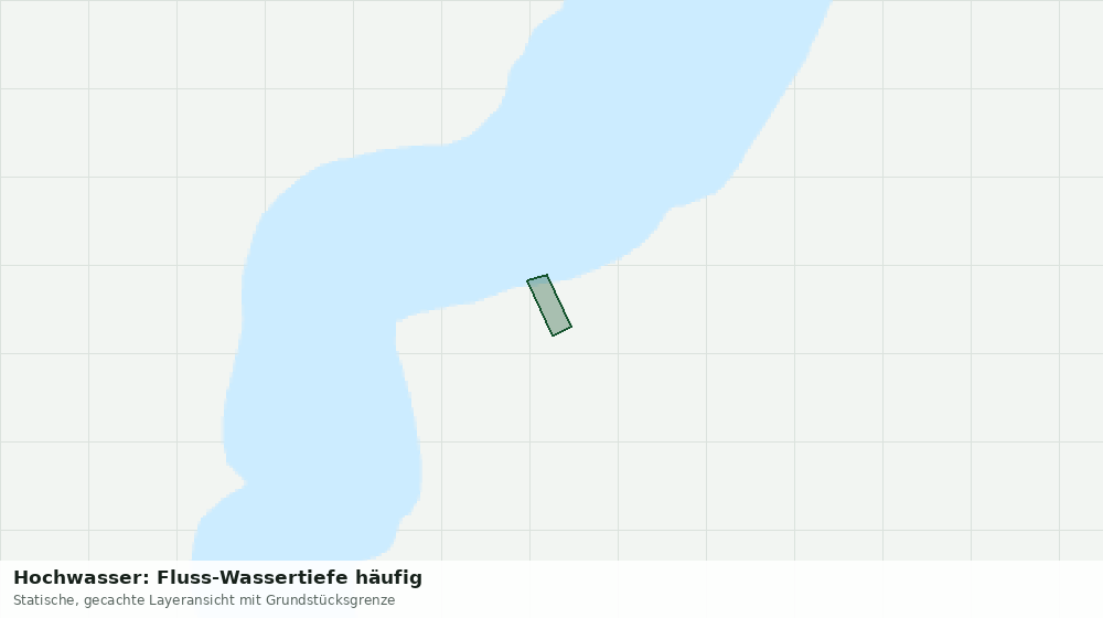 Statische Kartenansicht: Hochwasser: Fluss-Wassertiefe häufig