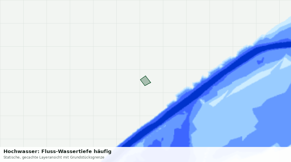 Statische Kartenansicht: Hochwasser: Fluss-Wassertiefe häufig