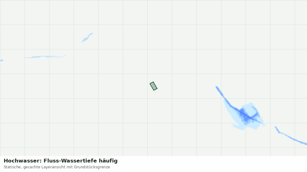 Statische Kartenansicht: Hochwasser: Fluss-Wassertiefe häufig