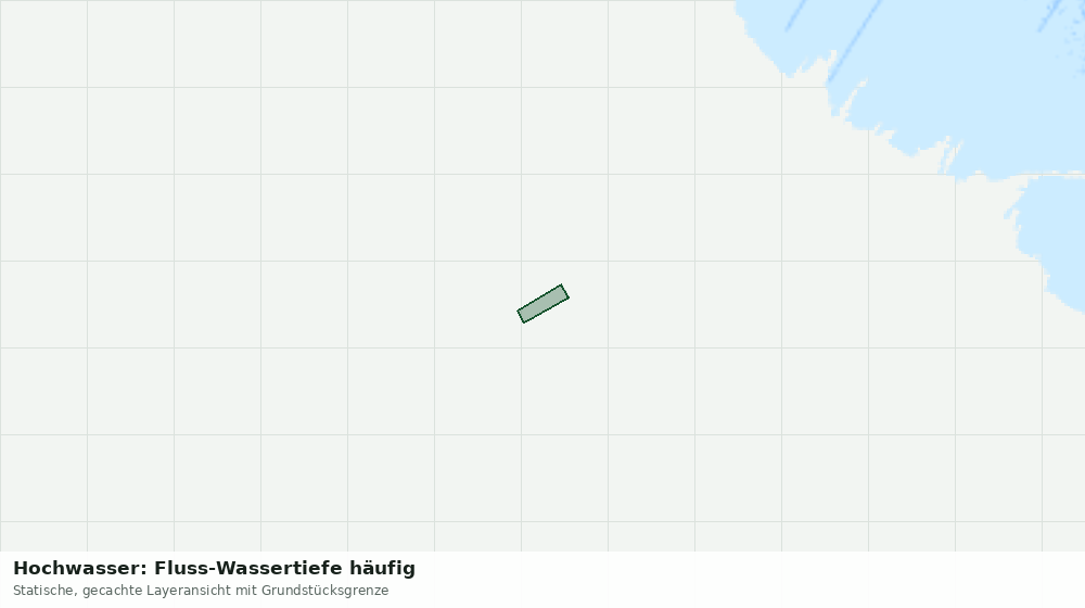 Statische Kartenansicht: Hochwasser: Fluss-Wassertiefe häufig