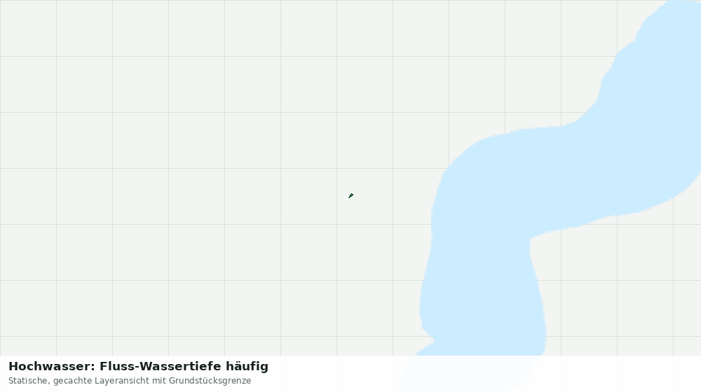 Statische Kartenansicht: Hochwasser: Fluss-Wassertiefe häufig