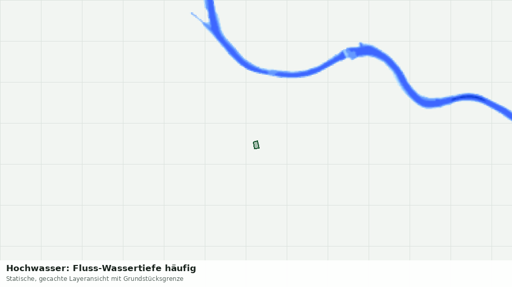 Statische Kartenansicht: Hochwasser: Fluss-Wassertiefe häufig