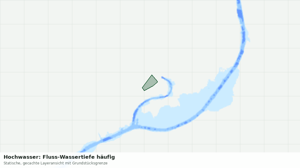 Statische Kartenansicht: Hochwasser: Fluss-Wassertiefe häufig