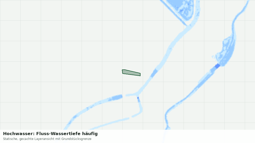 Statische Kartenansicht: Hochwasser: Fluss-Wassertiefe häufig