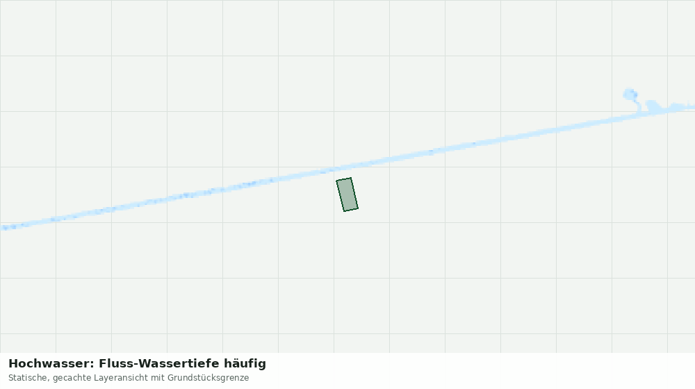 Statische Kartenansicht: Hochwasser: Fluss-Wassertiefe häufig