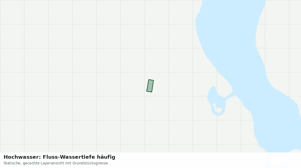Statische Kartenansicht: Hochwasser: Fluss-Wassertiefe häufig