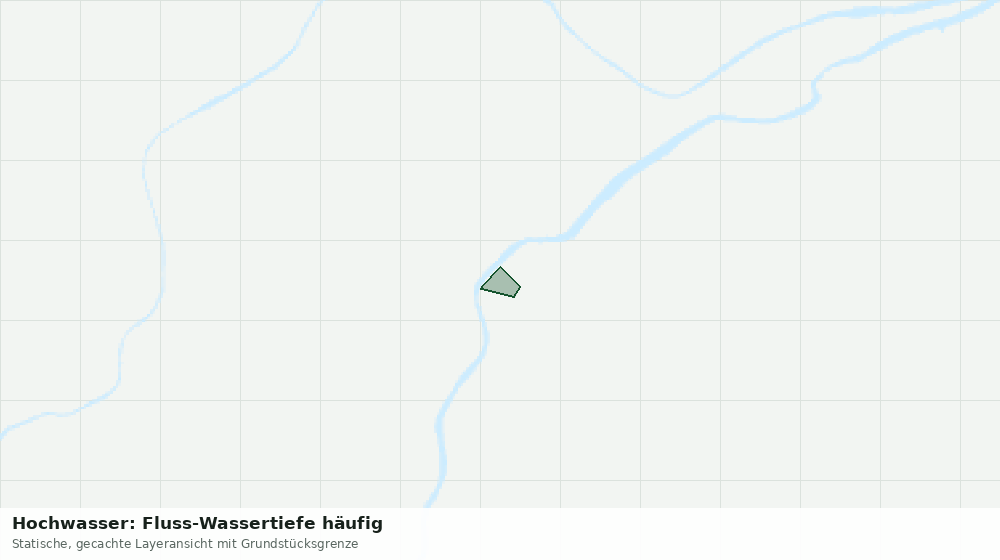 Statische Kartenansicht: Hochwasser: Fluss-Wassertiefe häufig
