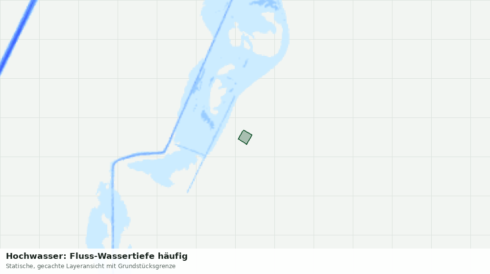 Statische Kartenansicht: Hochwasser: Fluss-Wassertiefe häufig