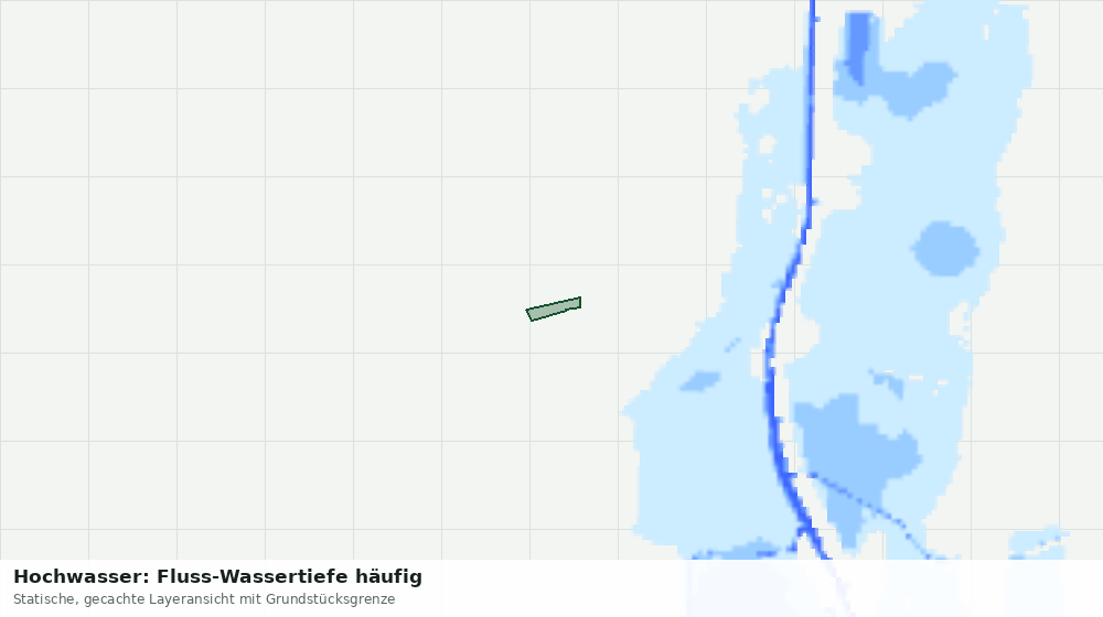 Statische Kartenansicht: Hochwasser: Fluss-Wassertiefe häufig