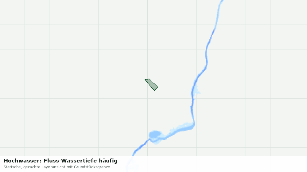 Statische Kartenansicht: Hochwasser: Fluss-Wassertiefe häufig