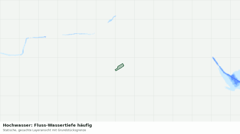 Statische Kartenansicht: Hochwasser: Fluss-Wassertiefe häufig