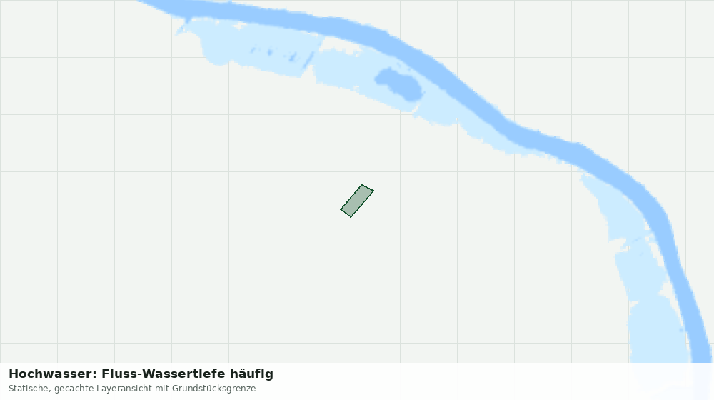 Statische Kartenansicht: Hochwasser: Fluss-Wassertiefe häufig