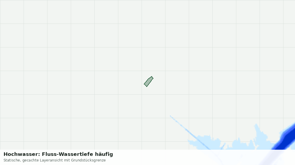 Statische Kartenansicht: Hochwasser: Fluss-Wassertiefe häufig