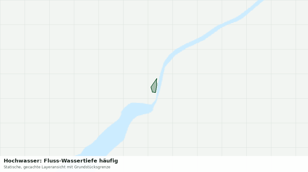 Statische Kartenansicht: Hochwasser: Fluss-Wassertiefe häufig