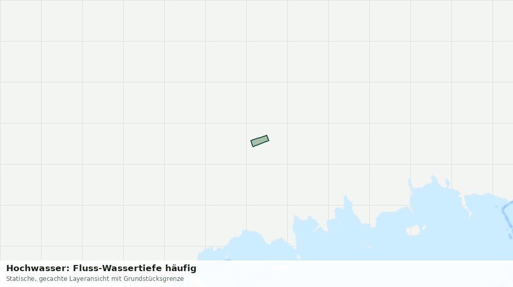 Statische Kartenansicht: Hochwasser: Fluss-Wassertiefe häufig