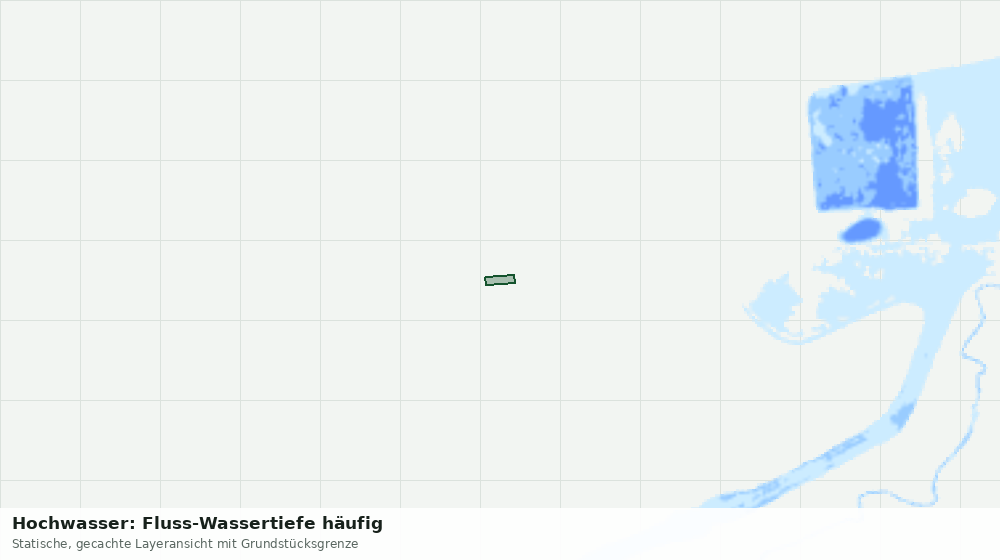Statische Kartenansicht: Hochwasser: Fluss-Wassertiefe häufig
