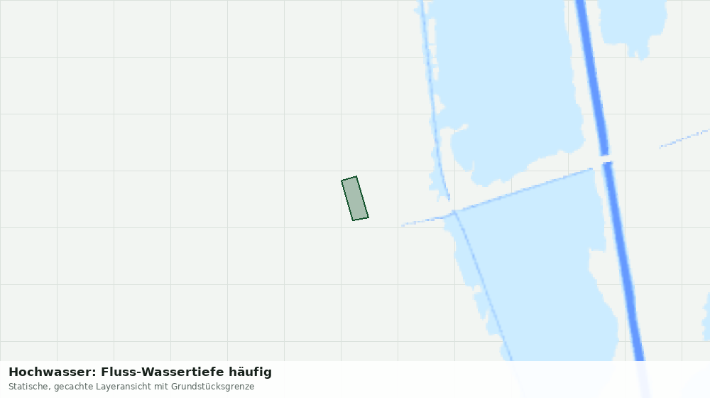 Statische Kartenansicht: Hochwasser: Fluss-Wassertiefe häufig