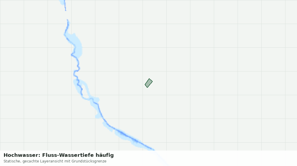 Statische Kartenansicht: Hochwasser: Fluss-Wassertiefe häufig