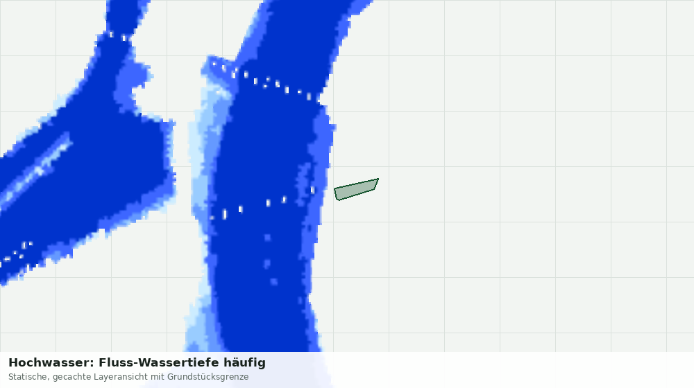 Statische Kartenansicht: Hochwasser: Fluss-Wassertiefe häufig
