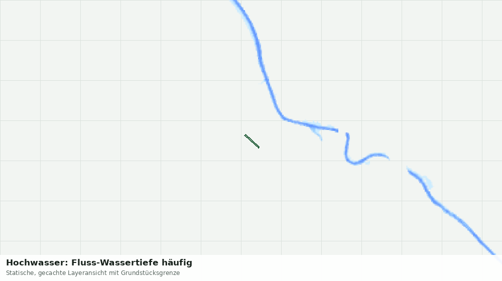 Statische Kartenansicht: Hochwasser: Fluss-Wassertiefe häufig