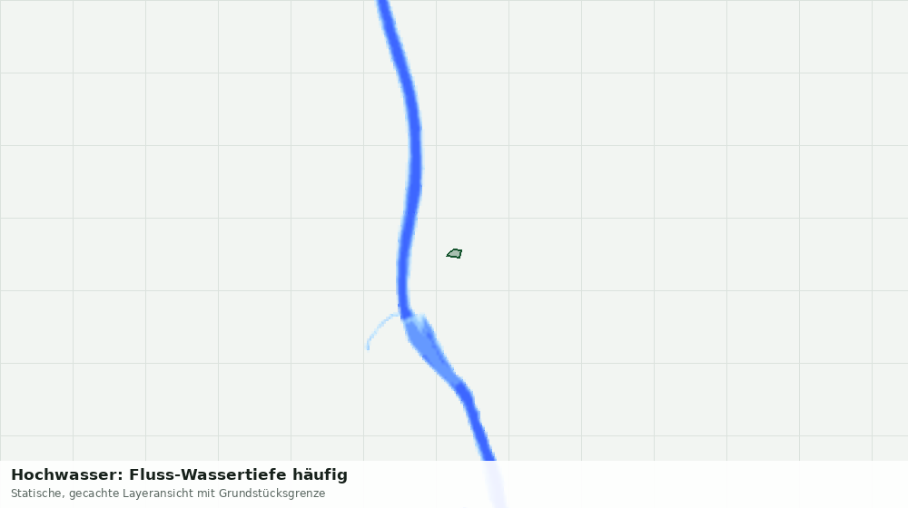 Statische Kartenansicht: Hochwasser: Fluss-Wassertiefe häufig