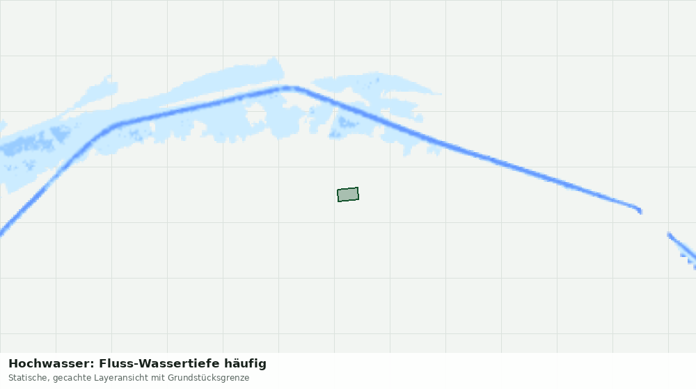 Statische Kartenansicht: Hochwasser: Fluss-Wassertiefe häufig