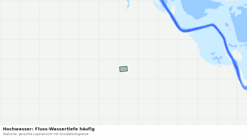 Statische Kartenansicht: Hochwasser: Fluss-Wassertiefe häufig
