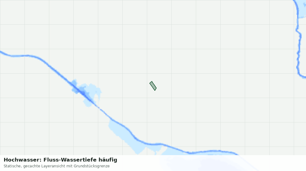 Statische Kartenansicht: Hochwasser: Fluss-Wassertiefe häufig