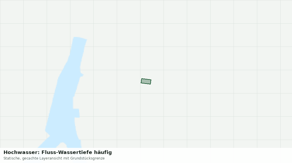 Statische Kartenansicht: Hochwasser: Fluss-Wassertiefe häufig