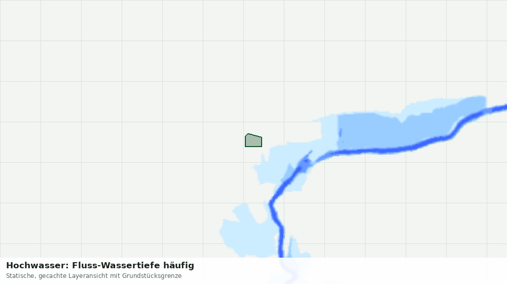 Statische Kartenansicht: Hochwasser: Fluss-Wassertiefe häufig