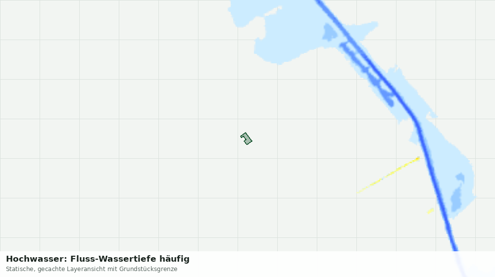 Statische Kartenansicht: Hochwasser: Fluss-Wassertiefe häufig