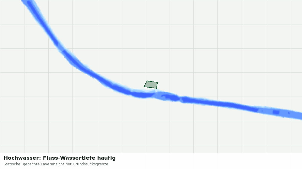 Statische Kartenansicht: Hochwasser: Fluss-Wassertiefe häufig